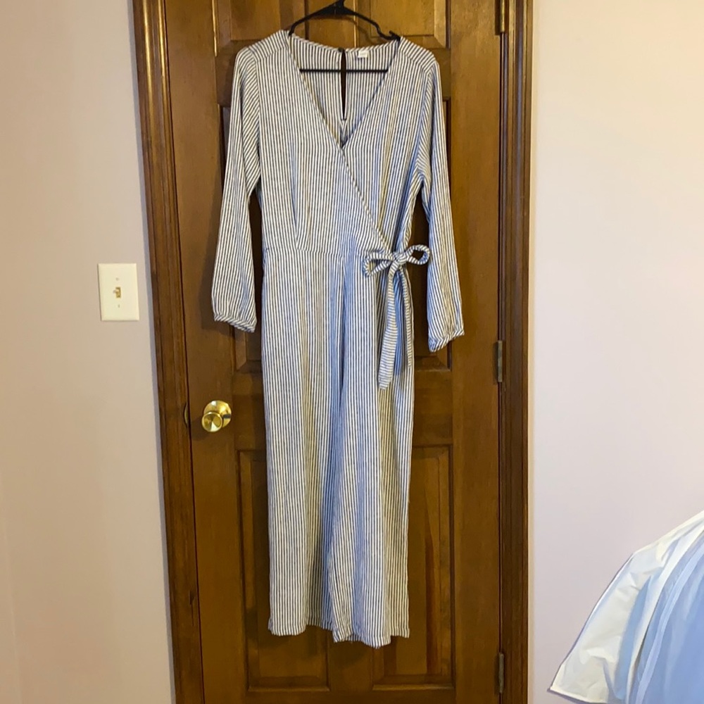 Old Navy Pinstripe Jumpsuit